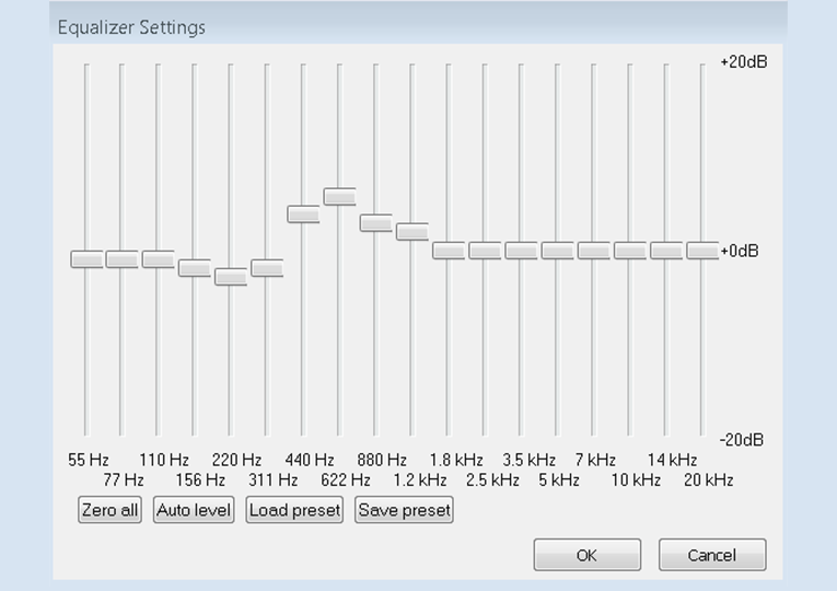 foobar2000 graphic equalizer presets xgeq